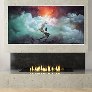 Eternal Path Canvas Art Clock Canvas