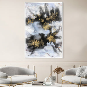 Ethereal Noir Canvas Art Clock Canvas