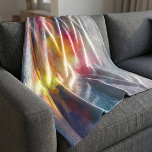 Euphoric Horizon Blanket Blanket Clock Canvas