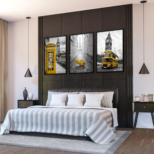 Europe Splash Canvas Art Clock Canvas