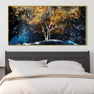 Evolving Cedar Canvas Art Clock Canvas