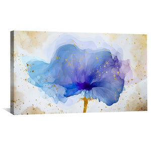 Faded Bloom Canvas Art Clock Canvas