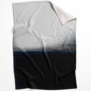 Fading Noir Blanket Blanket 75 x 100cm Clock Canvas