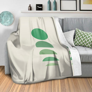 Fading Shades-B Blanket Blanket Clock Canvas