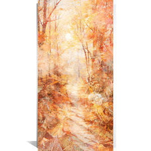 Fall Trail Canvas Art Clock Canvas