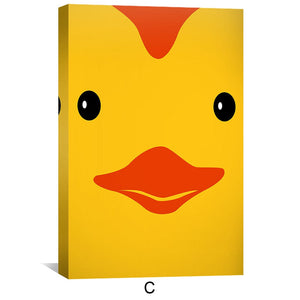 Farm Friends Canvas Art Clock Canvas