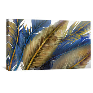 Feathered Dance Canvas Art Clock Canvas