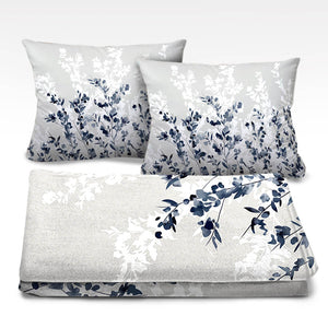 Flowers In The Wind Dream Home Bundle Bundle 2 Cushions & 1 Blanket Clock Canvas