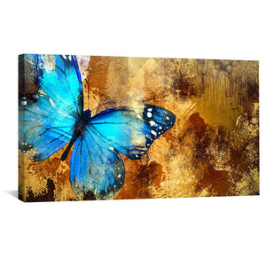 Flutter on the Golden Canal Canvas Art Clock Canvas