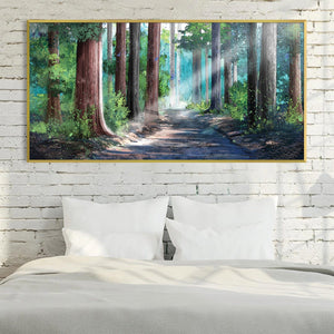 Forest Breaths Canvas Art Clock Canvas