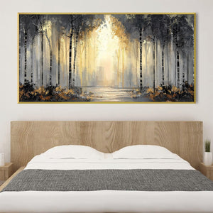 Forest Cathedral Canvas Art Clock Canvas