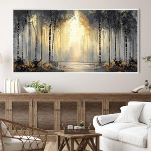 Forest Cathedral Canvas Art Clock Canvas