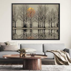 Forest Dawn Canvas Art 18 x 12in / Canvas Clock Canvas