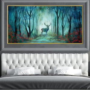 Forest Guardian Canvas Art Clock Canvas