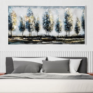 Forest in The Trees Canvas Art Clock Canvas