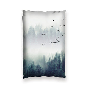 Forest Landscape B Cushion Cushion 13 x 19in Clock Canvas
