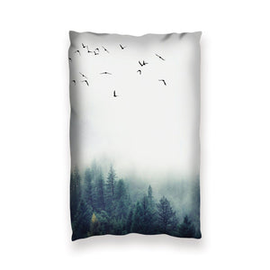 Forest Landscape C Cushion Cushion 13 x 19in Clock Canvas