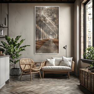 Forest Serenity Canvas Art Clock Canvas