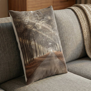 Forest Serenity Cushion Cushion 13 x 19in Clock Canvas