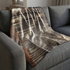 Forest Strolls Blanket Blanket Clock Canvas