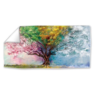 Four Seasons Easy Build Frame Posters, Prints, & Visual Artwork Fabric Print Only / 40 x 20in Clock Canvas