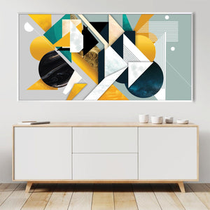 Fragments of Elegance Canvas Art Clock Canvas