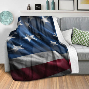 Freedom 50 Blanket Blanket Clock Canvas