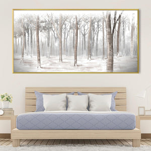 Frosted Breath Canvas Art Clock Canvas