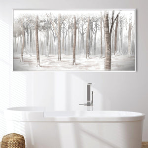 Frosted Breath Canvas Art Clock Canvas