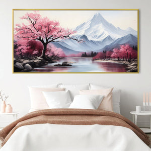 Fuji Views Canvas Art Clock Canvas