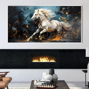 Gallop Beauty Canvas Art Clock Canvas