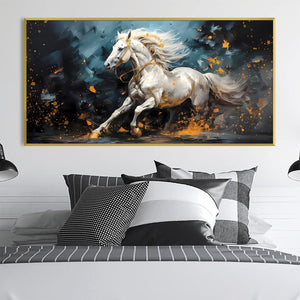 Gallop Beauty Canvas Art Clock Canvas