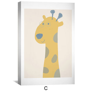 Gentle Jungle Canvas Art C / 12 x 18in / Canvas Clock Canvas