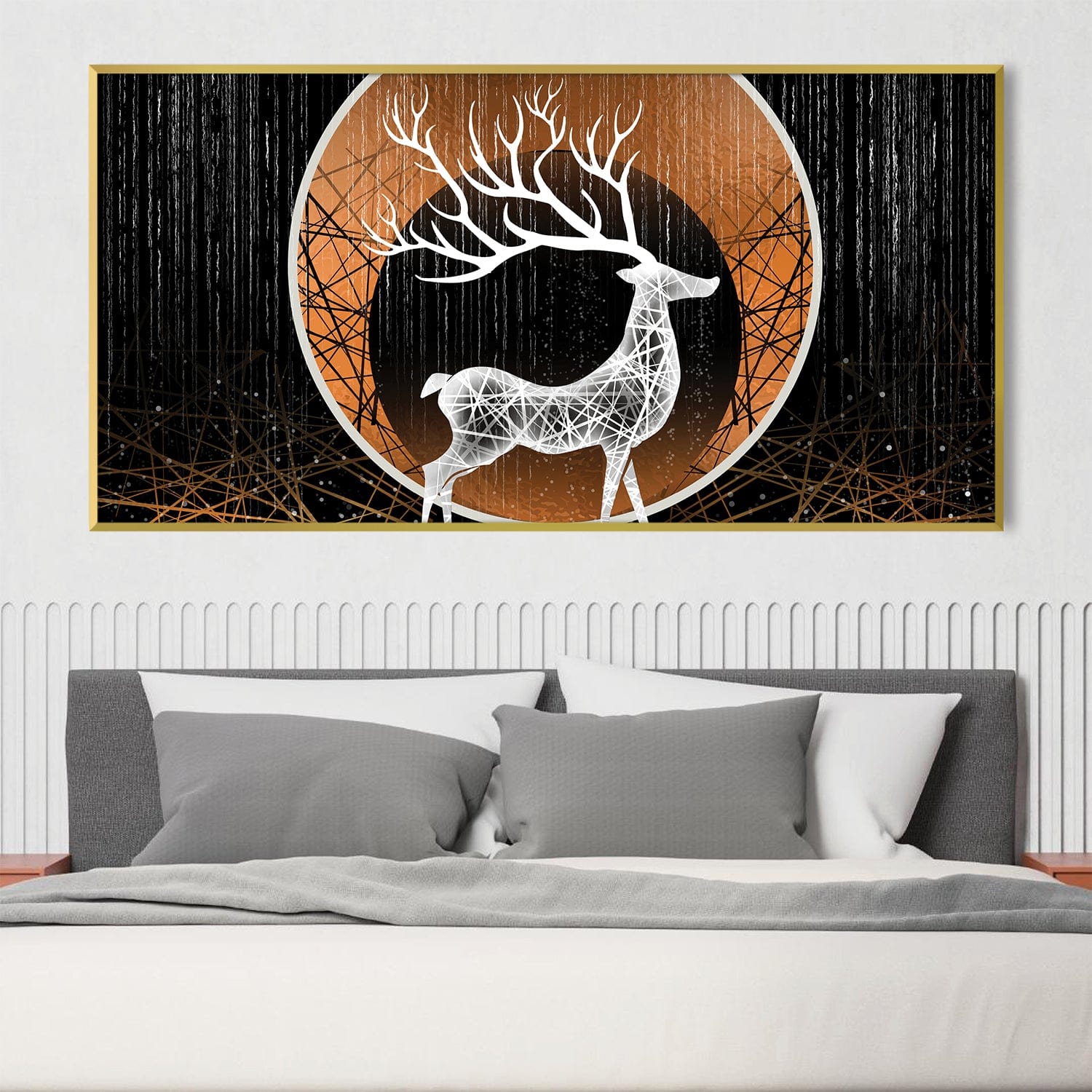 Geometry of the Wild Canvas Art Clock Canvas