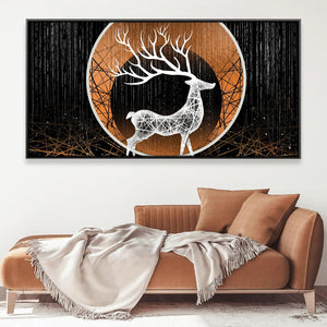 Geometry of the Wild Canvas Art Clock Canvas