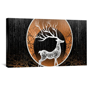 Geometry of the Wild Canvas Art Clock Canvas