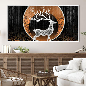 Geometry of the Wild Canvas Art Clock Canvas