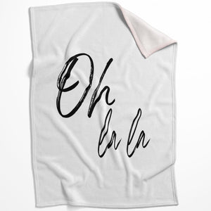 Get Naked A Blanket Blanket 75 x 100cm Clock Canvas