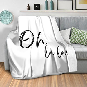 Get Naked A Blanket Blanket Clock Canvas