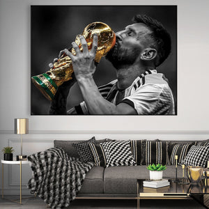 Golden Achievement Easy Build Frame Art Easy Build Frame & Fabric Print / 40 x 30in Clock Canvas