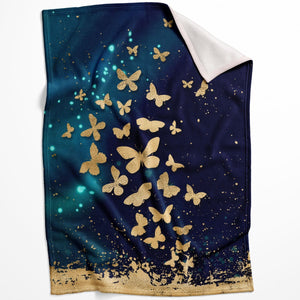 Golden Array A Blanket Blanket 75 x 100cm Clock Canvas