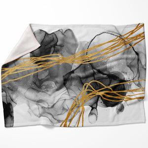 Golden Desire Blanket Blanket 75 x 100cm Clock Canvas