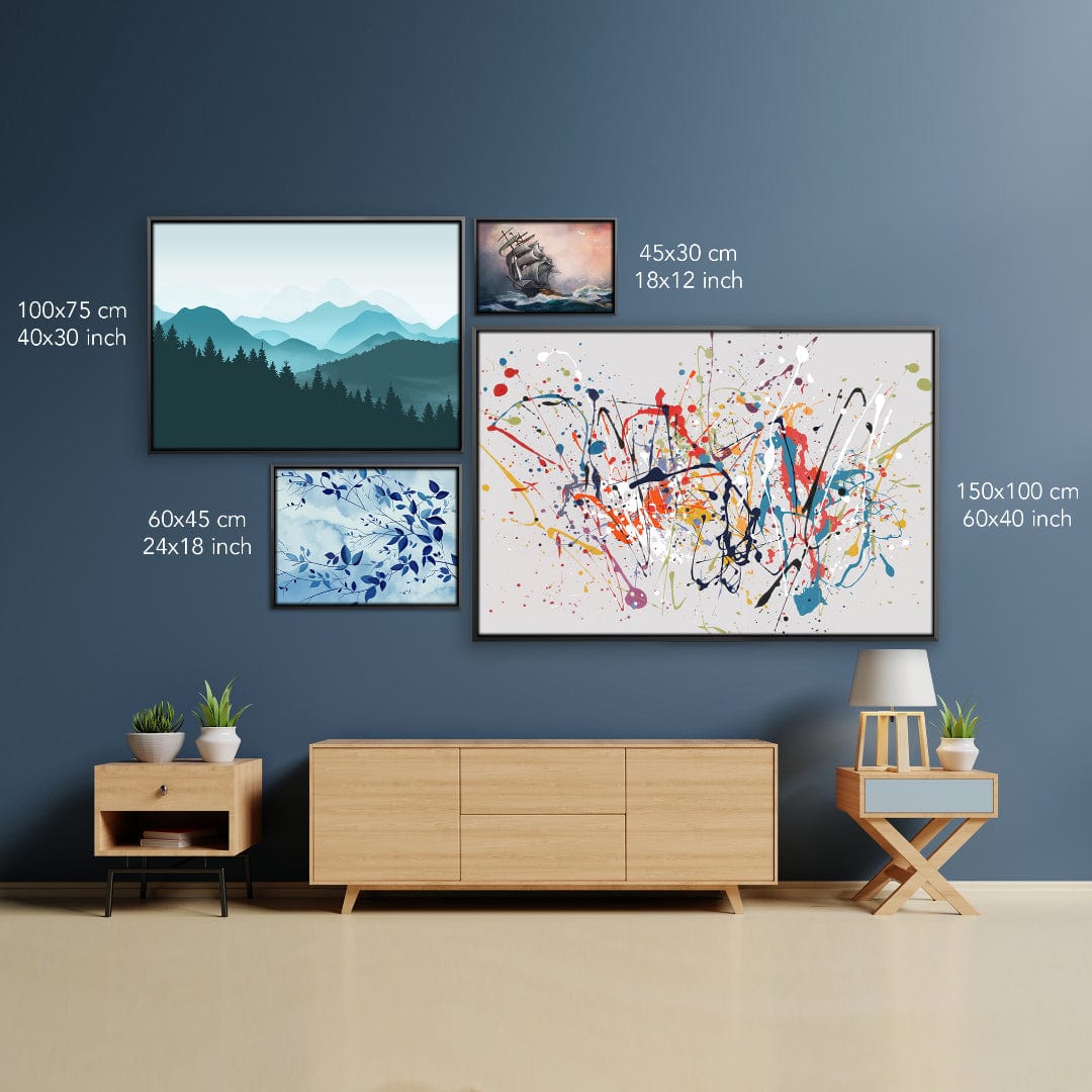 Golf Choices Canvas Art Clock Canvas