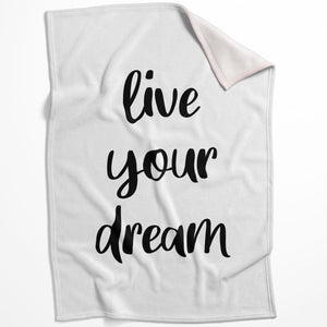 Good Vibes A Blanket Blanket 75 x 100cm Clock Canvas