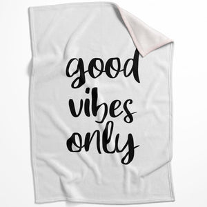 Good Vibes B Blanket Blanket 75 x 100cm Clock Canvas