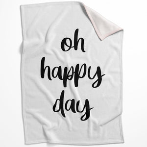 Good Vibes C Blanket Blanket 75 x 100cm Clock Canvas