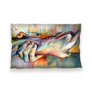 Grasp of Color Cushion Cushion 13 x 19in Clock Canvas