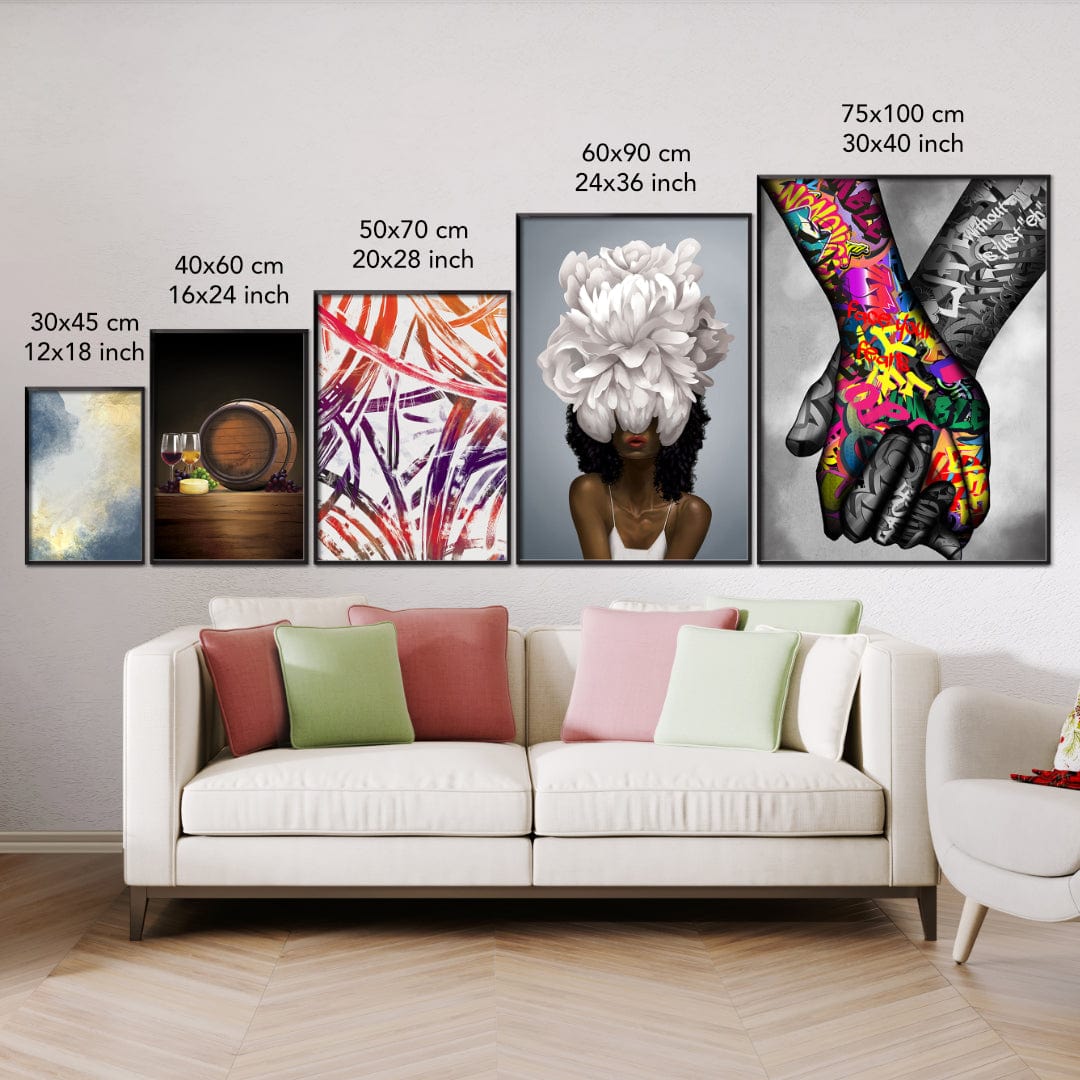 Grass Court Forest Canvas Art Clock Canvas
