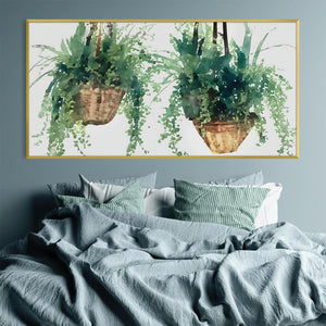 Hanging Gardens Canvas Art Clock Canvas