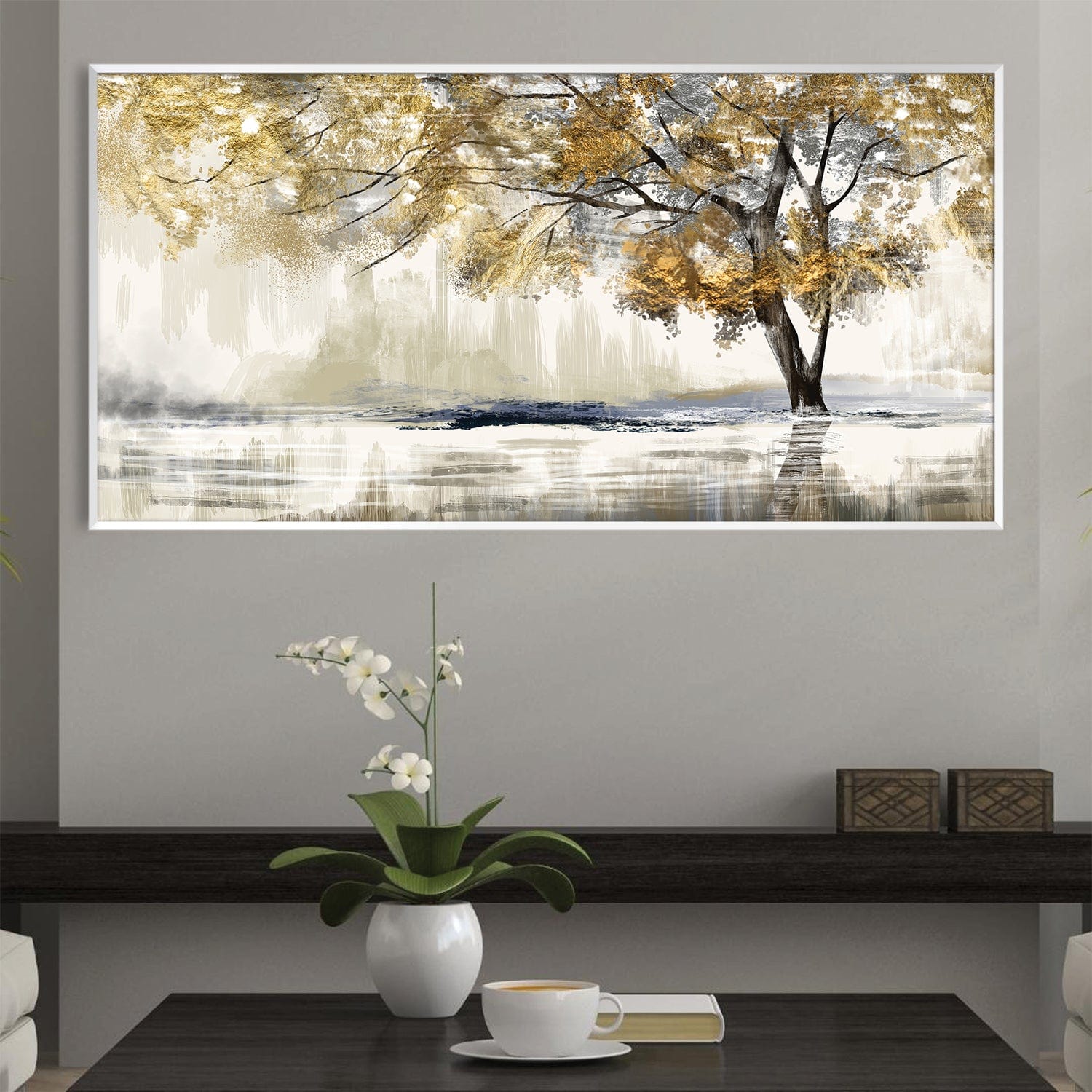 Harmonic Views Canvas Art Clock Canvas